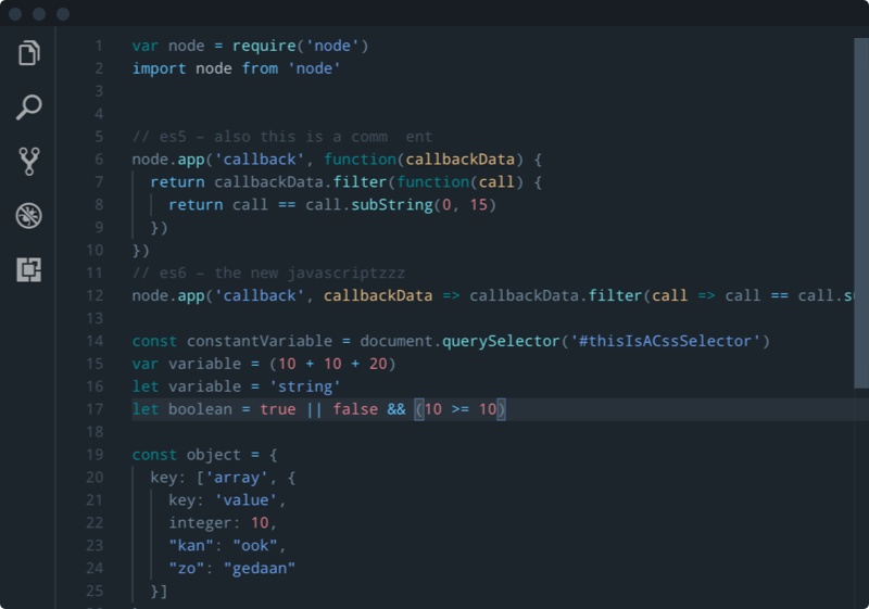 City Lights Color Theme in Visual Studio Code